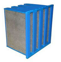 Disposable V-Cell Filters with Honeycomb