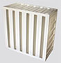 4V/6V Box Style High-Efficiency Particulate Absorbing (HEPA) Mini Pleat Plastic V Bank Filters